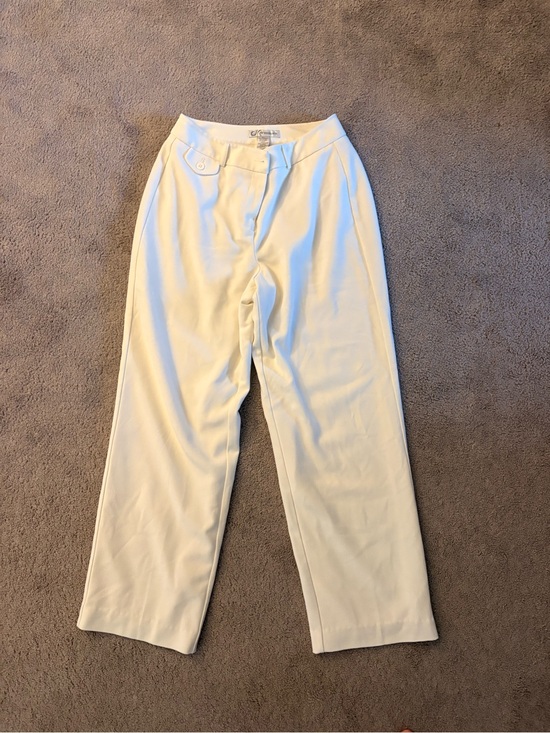 dressbarn Pants - dressbarn Cream Women’s Dress Pants - Straight Leg